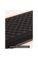 Gummi-Stufenmatten Anti-Rutsch Outdoor 88 9 x 25 4 cm (5er Pack) - Anti-Rutsch-Trittmatte mit Noppen