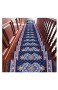 HSWYJJPFB Treppenteppiche Stufenmatten Treppen-Teppich Rechteck Satz von 15 65x24 cm Dicke 10 mm Selbstklebend Treppenpads Matte/Teppich for die Treppe Nicht leicht zu rutschen Nicht leicht zu rutsc