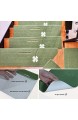 HUIJ Leuchtende Teppich-Treppenstufen Stufenmatten rutschfeste Treppenteppich waschbare Stufenteppich Selbstklebende rutschfeste Haushalts-Treppenstütze (15 Stück)