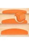 Kettelservice-Metzker Stufenmatten Vorwerk Uni Einzeln und Sparset's Orange 15 Stück Halbrund