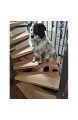 Stufenmatten Hund Anti Rutsch Matte fein geprägt 5 Stk. 15 cm tief transparent halbrund für 5 Stk Treppenstufen Anstatt od. Treppenteppich 0 25 mm dünn selbstklebend (60 cm Lang 15 tief)