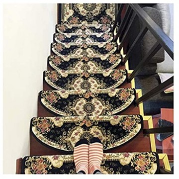 Stufenmatten Treppen-Teppich Läufer Treppenstufen Teppich Treppen Stickers Schritt Mat Geeignet for Die Meisten Feste Stair Oberflächen Baby/Elder/Pet Sicherheit 5 Farben 4-Größe 10mm