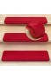 Stufenmatten Vorwerk Uni Rechteckig Rot 1 Stück