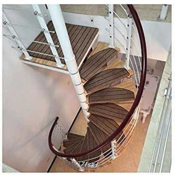 Treppenteppich selbstklebend treppen teppichstufen stufenmatten innen 7 stuick rutschfest Und Waschbar(Color:Hellbraun Size:65x24x3cm/25.5x9.4x1.1in)