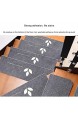 Treppenteppich Stufenmatten Stufenteppich mit leuchtendem Muster rutschfeste selbstklebende Treppenmatten Stufenschutz für die Heimtreppendekoration 10 Stück (vierblättriges Kleeblatt / 55 x 22 cm)