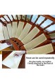 ZHAOFENGMING Stufenmatten stufenteppiche Stufenmatten Innen Selbstklebend Stufenmatten Wendeltreppe Stufenmatten Innen 5 Stück Antirutschmatte Treppe(Color:Schwarz Size:55x22cm)