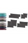 2er Pack Jersey Kissenbezug Kissenhülle Kissenbezüge Seitenschläferkissen 100% Baumwolle viele Größen und Farben 40x145 cm Anthrazit