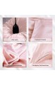 Brand - Umi Seide Kissenbezug 80x80 aus 100% Maulbeerseide 25 Momme Kissenhülle für Haar und Haut - Reißverschluss Doppelseitiger Seide - Bezauberndes Rosa 80x80cm