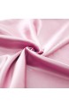 EXQ Home Seidiger Satin-Kissenbezug für Haar und Haut weiche Kühlkissen Queen-Size-Größe 2 Stück Satin-Kissenbezüge mit Umschlagverschluss ohne Reißverschluss Rosa (50 8 x 76 2 cm)