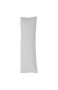 hochwertiges Jersey-Seitenschläferkissen-Bezug grau 140x40cm