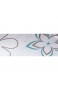 Kissenbezug für Schwangerschafts - Seitenschläferkissen von"castilba" mit Öko-Tex Standart 100 (Baumwolle Blumen blau/beige)