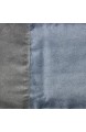 McAlister Textiles Matter Samt | Kissenbezug für Sofakissen zweifarbiges Patchwork in Anthrazit & Petrol Blau | 50 x 30cm | griffester weicher Samt | Deko Kissenhülle für Couch Sofa