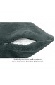 npluseins 2er Pack Kissenhüllen aus Coral-Kuschel-Fleece (2 Stück) 1257.1667 ca. 40 x 60 cm anthrazit