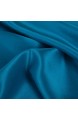 PiccoCasa Seidenkissenbezug 22 Momme Kissenbezug Kopfkissenbezug Seide mit Hotelverschluss 600 Fadenzahl Haar- und Hautpflege Königsblau 51x76cm