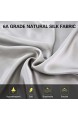 Zimasilk 100 % Maulbeer-Seide Kissenbezüge für Haar und Haut 19 Momme Seide beidseitig 1 Stück Seide Slive Grey Standard 50x75cm