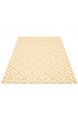 carpet city Outdoor-Teppich Läufer Wetterfest Balkon Terrasse Modern Geometrisches Muster in Gelb; Größe: 60x230 cm