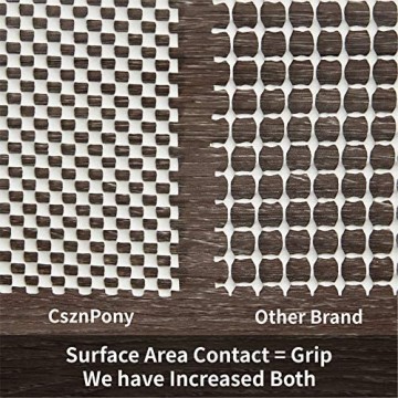 CsznPony Rutschfeste Teppichunterlage für harte Böden 2 x 2 4 m extra dick hält Ihre Teppiche sicher und an Ort und Stelle.