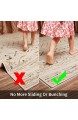 CsznPony Rutschfeste Teppichunterlage für harte Böden 2 x 2 4 m extra dick hält Ihre Teppiche sicher und an Ort und Stelle.