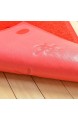 GRENSS 1 Stück Rutschfeste Matte neben der Tür chinesische Wörter \'Kümmern\' gedruckt Fußmatte Rot dicken Teppich auf dem Boden V20 rot 40 x 60 cm