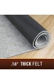 MAYSHINE Dicke rutschfeste Teppichmatte Vliesstoff für harte Böden für Läufer hält sicher und an Ort und Stelle für Teppiche 152 x 201 cm