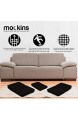 Mockins Black Premium Grip and Non Slip Rug Pad 5 x 7 Area Rug Pad Keeps Your Area Rugs Protected and in Place On Any Hard Floors Or Hard Surfaces