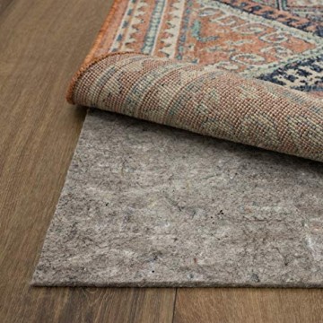 Mohawk Home Rug Pad Central Felt Rubber All Surface Non-Slip Rug Pad 8\' x 10\' Brown