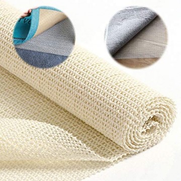 Ruitena - Teppichunterlage Antirutschmatte Teppich-Unterlage Anti-Rutsch-Matte Teppichstopper Rutschschutz für Teppich Haftet ohne zu kleben rutschfest und zuschneidbar (100 x 150 cm)