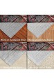 Rutschfeste Teppich-Pads für Hartholzböden Teppich-Greifer für Teppichböden Vinyl-Fliesen mit Teppichen rutschfest (offene Wellen) 2\'x3\' weiß