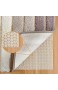 Rutschfeste Teppich-Pads für Hartholzböden Teppich-Greifer für Teppichböden Vinyl-Fliesen mit Teppichen rutschfest (offene Wellen) 2'x3' weiß