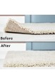 Teppich-Greifer 8 Stück Premium Anti-Curling Teppich-Greifer Teppich-Klebeband hält Ihren Teppich an Ort und Stelle und macht Ecken flach. Ideale rutschfeste Teppichunterlage für Ihre Teppiche