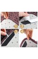 Wiestoung Antirutschmatte für Teppich 16 Stück Rutschschutz Teppich Aufkleber Starke Klebrigkeit waschbarer und wiederverwendbarer für Hartholzböden Teppiche und Matten