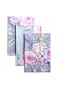 Maison d' Hermine Sweet Rose Lavender-Lush Lavender 100% Baumwolle Set von 3 Multi-Purpose Küchenhandtuch | Bar Handtücher | Frühling/Sommer (50 cm X 70 cm)