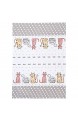 SPOTTED DOG GIFT COMPANY 2er-Set Weiß Küche Geschirrtücher Handtuch Küchentücher 230 g Qualität Baumwolle Katzen Design 50 cm x 70 cm Geschenk für Katze Liebhaber Tea Towels Cat Design