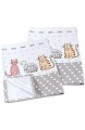 SPOTTED DOG GIFT COMPANY 2er-Set Weiß Küche Geschirrtücher Handtuch Küchentücher 230 g Qualität Baumwolle Katzen Design 50 cm x 70 cm Geschenk für Katze Liebhaber Tea Towels Cat Design