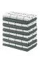 Utopia Towels - 12er Pack Geschirrtücher Küchentücher 38 x 64 cm Baumwolle Geschirrtüch – Maschinenwaschbar (Grau und Weiß)