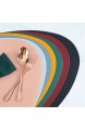 4er Platzsets Leder Tischset PU Kunstleder Abwischbare Wasserdicht Platzdecken Lederoptik für Hause Küche Restaurant und Hotel 44x36cm (Grau 4 Stück)