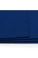 FILU Platzsets aus Filz 4er-Pack Dunkelblau eckig (Farbe und Form wählbar) 30 x 41 cm
