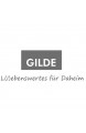G.H. Platzset Gilde rundes 6er Tischset 35cm Durchmesser 6er Set Platzdeckchen aus Filz waschbar in dunkelgrau-anthrazit