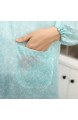 Artibetter Schürze mit langen Ärmeln Küchenschürzen Kochschürze aus Polyester wasserdicht für Restaurant Erwachsene Küche zu Hause Arbeiten im Haushalt (blau)