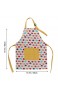 BESTONZON Kinderschürze aus Baumwolle mit Taschen verstellbar Kinder Lätzchen Schürze zum Kochen Backen Malerei (kleine Größe Igel)