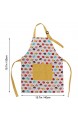 BESTONZON Kinderschürze aus Baumwolle mit Taschen verstellbar Kinder Lätzchen Schürze zum Kochen Backen Malerei (kleine Größe Igel)