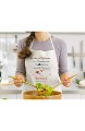CADEAUX.COM Personalisierbare Kochschürze - Gedicht - personalisierte Schürze für Frauen mit Name verstellbar und einfach zu reinigen