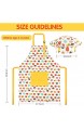 KinHwa Baumwollschürzen für Kinder Einstellbare Kinderschürze mit Taschenküche Kochschürze für Kinder für Jungen oder Mädchen Perfekt für 4-8 Jahre (Gelb Igel Schürze + Kochmütze)