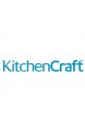 KitchenCraft Kochschürze \'Blue Birds\' - 100% Baumwolle Küchenschürze mit verstellbaren Trägern weiß/blau Einheitsgröße