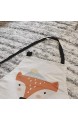 Xlabor Süß Tier Schürze mit Tasche für Erwachsene Kinder Wasserdicht Baumwolle Leinen Küchenschürze Latzschürze Kochschürze Erwachsene Fuchs