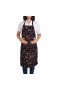 ZJchao Schürze für Damen und Herren praktisch für Küche und Restaurant mit Taschen Polyester pepper Einstellbar