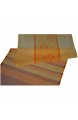 Garotex Tischläufer Katar Tischdecke Tischband Läufer Geschenkidee 45 x 135 cm Sand/Orange