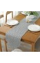 WJIAO Grau Pfeil Tischläufer Baumwolle Leinen Läufer for Küche Esszimmer Wohnzimmer Tischwäsche Dekor (Farbe : A Size : 35x200cm)