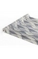 ANRO Tischdecke Wachstuch abwaschbar Wachstuchtischdecke Wachstischdecke Laube Grau Modern 100x140cm