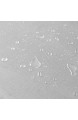 DecoHomeTextil Pey Glasklare Schutztischdecke Tischdecke Tischfolie Schutztischdecke mit weißer Vinylspitze 0 15 mm Oval 140 x 190 cm abwaschbar